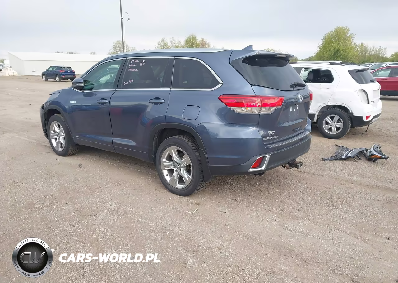 2018 Toyota Highlander Hybrid Limited VIN:5TDDGRFH2JS037922 - 3