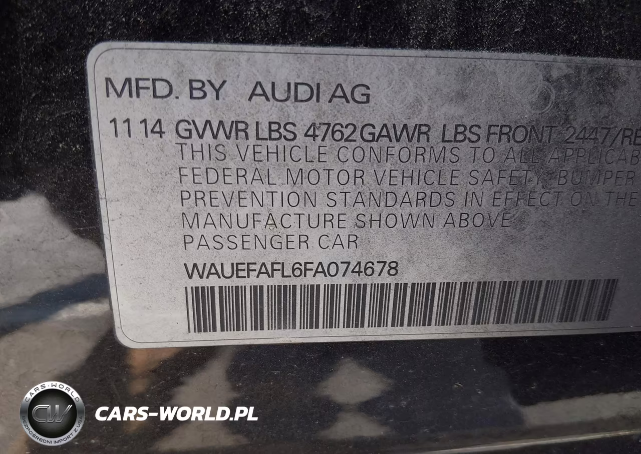 2015 Audi A4 2.0T Premium VIN:WAUEFAFL6FA074678 - 9
