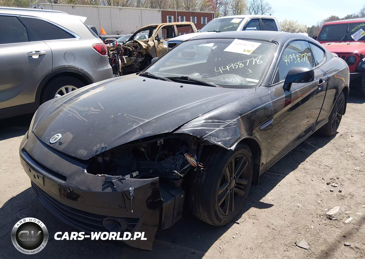 2008 Hyundai Tiburon Gs VIN:KMHHM66D18U285621 - 2