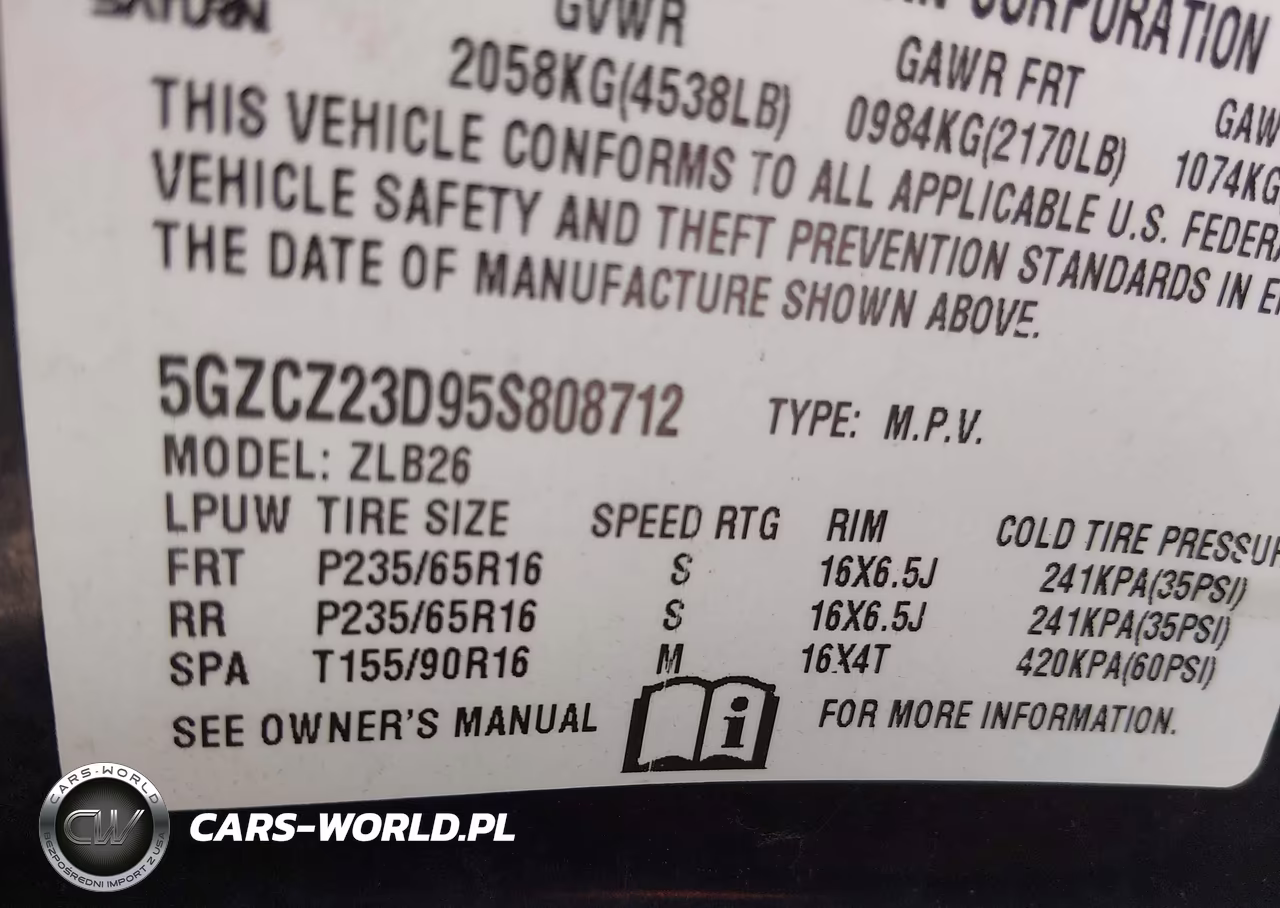 2005 Saturn Vue 4 Cyl VIN:5GZCZ23D95S808712 - 9