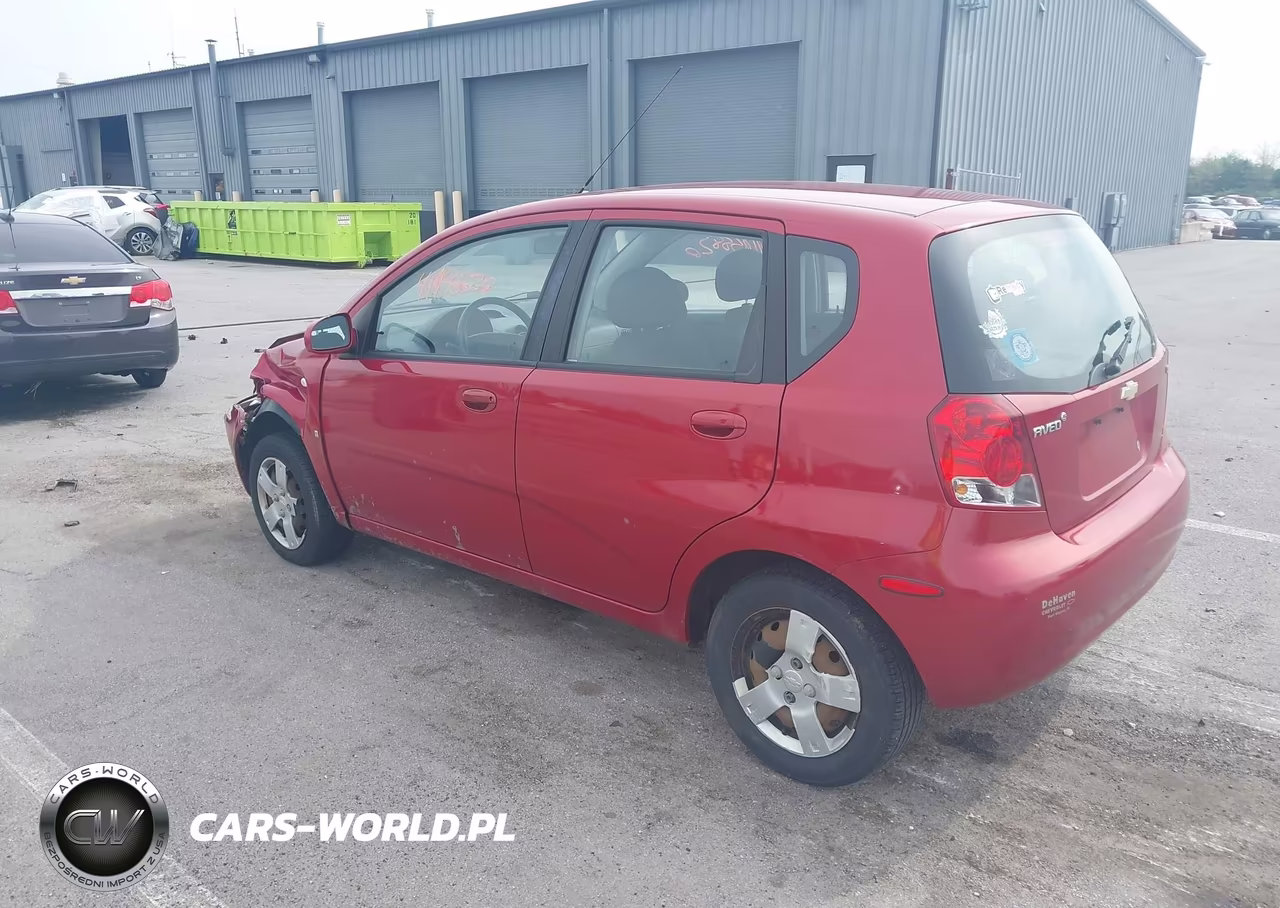 2007 Chevrolet Aveo 5 Ls VIN:KL1TD66607B715687 - 3
