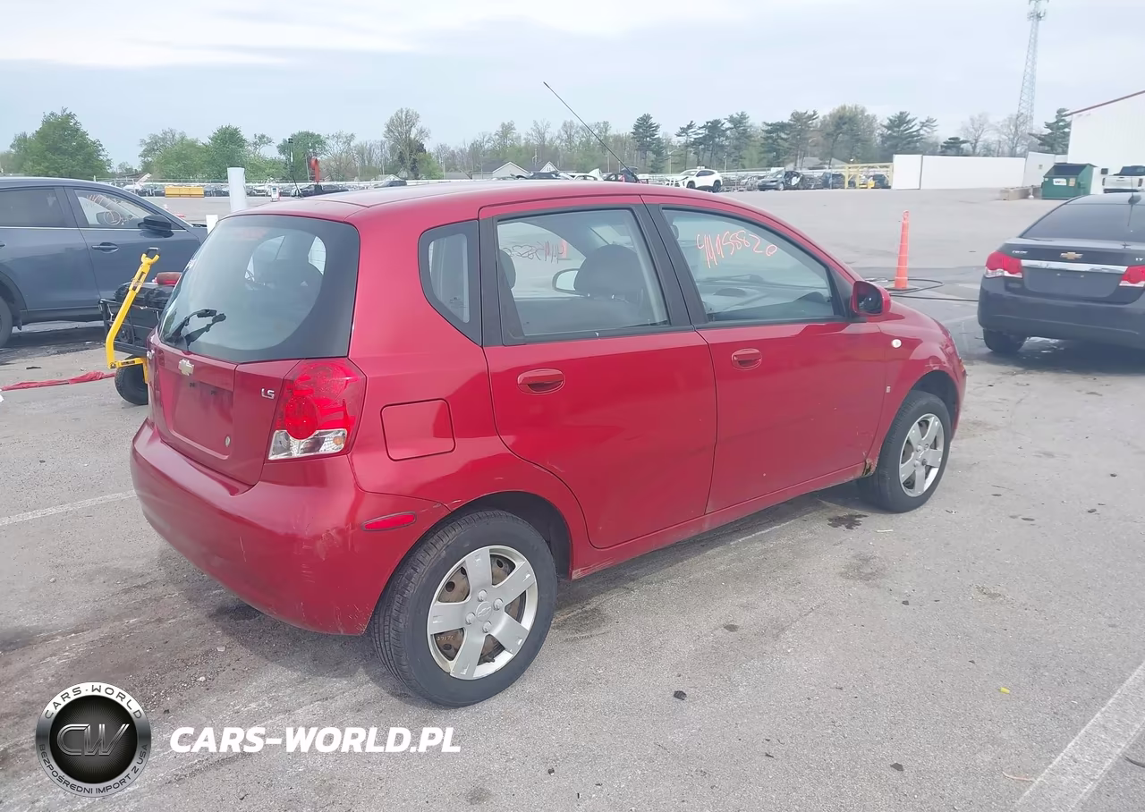 2007 Chevrolet Aveo 5 Ls VIN:KL1TD66607B715687 - 4