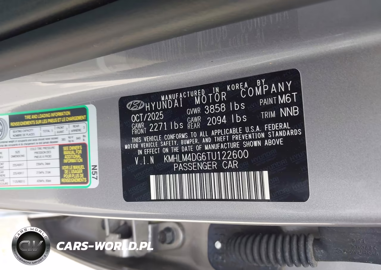 2026 Hyundai Elantra Sel Sport VIN:KMHLM4DG6TU122600 - 9