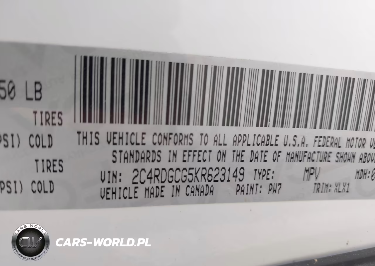 2019 Dodge Grand Caravan Sxt VIN:2C4RDGCG5KR623149 - 9