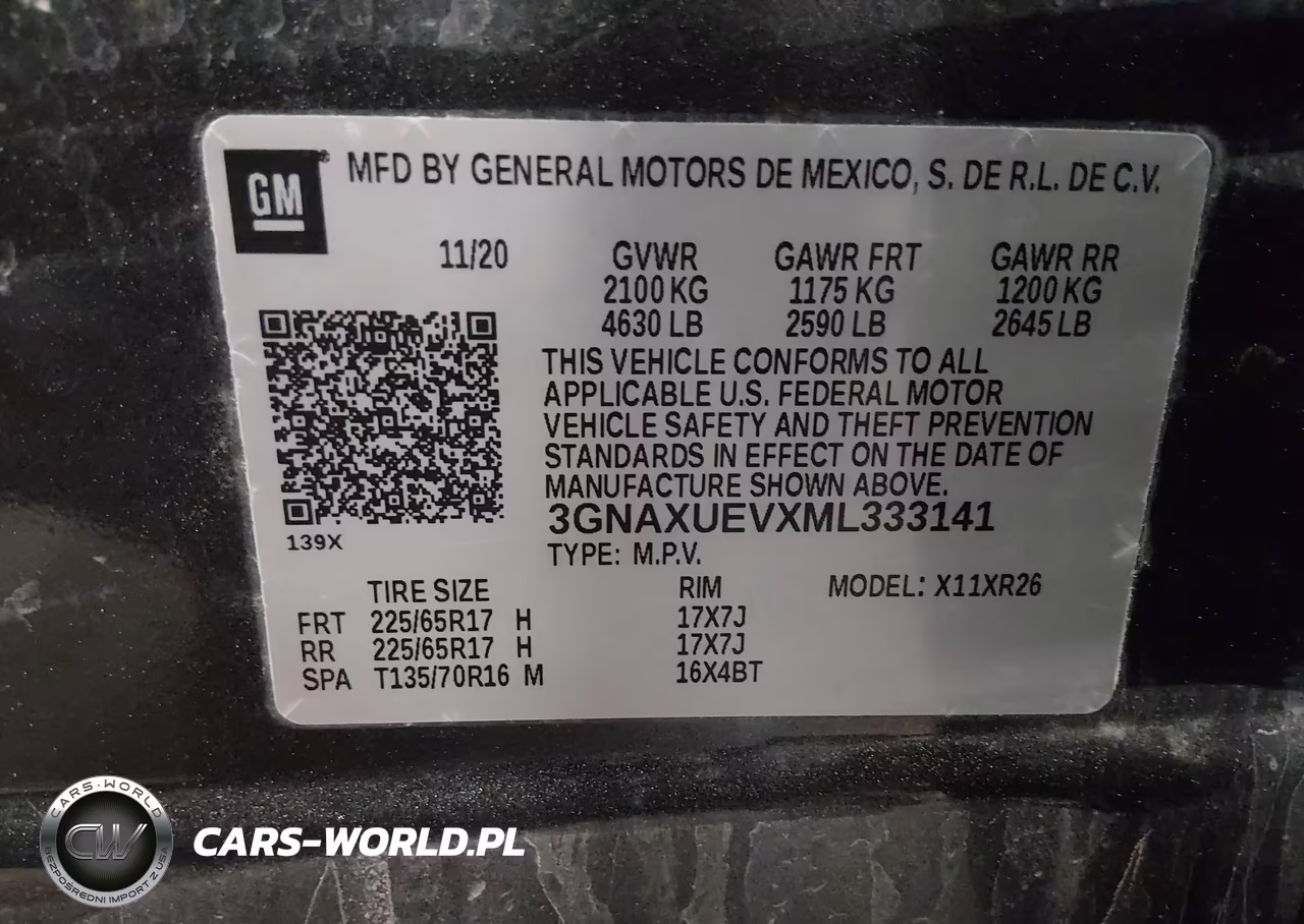 2021 Chevrolet Equinox Awd Lt VIN:3GNAXUEVXML333141 - 9