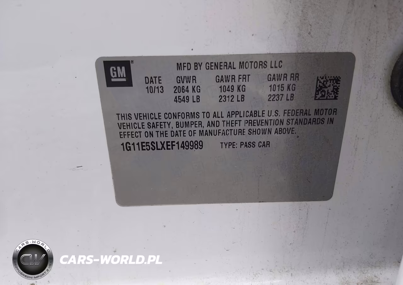 2014 Chevrolet Malibu 2Lt VIN:1G11E5SLXEF149989 - 9