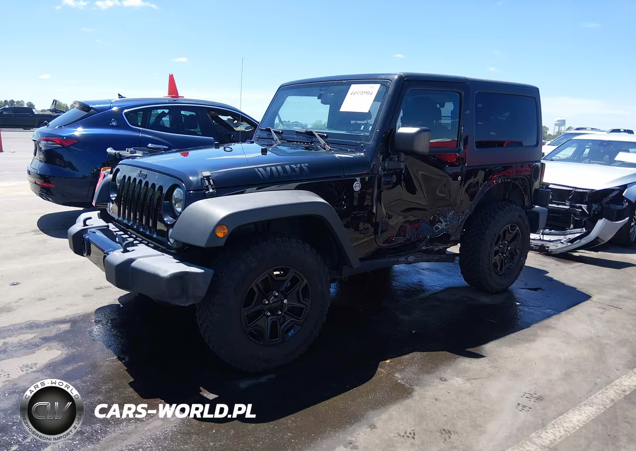 2018 Jeep Wrangler Jk Willy Wheeler W 4X4 VIN:1C4AJWAG2JL828745 - 2