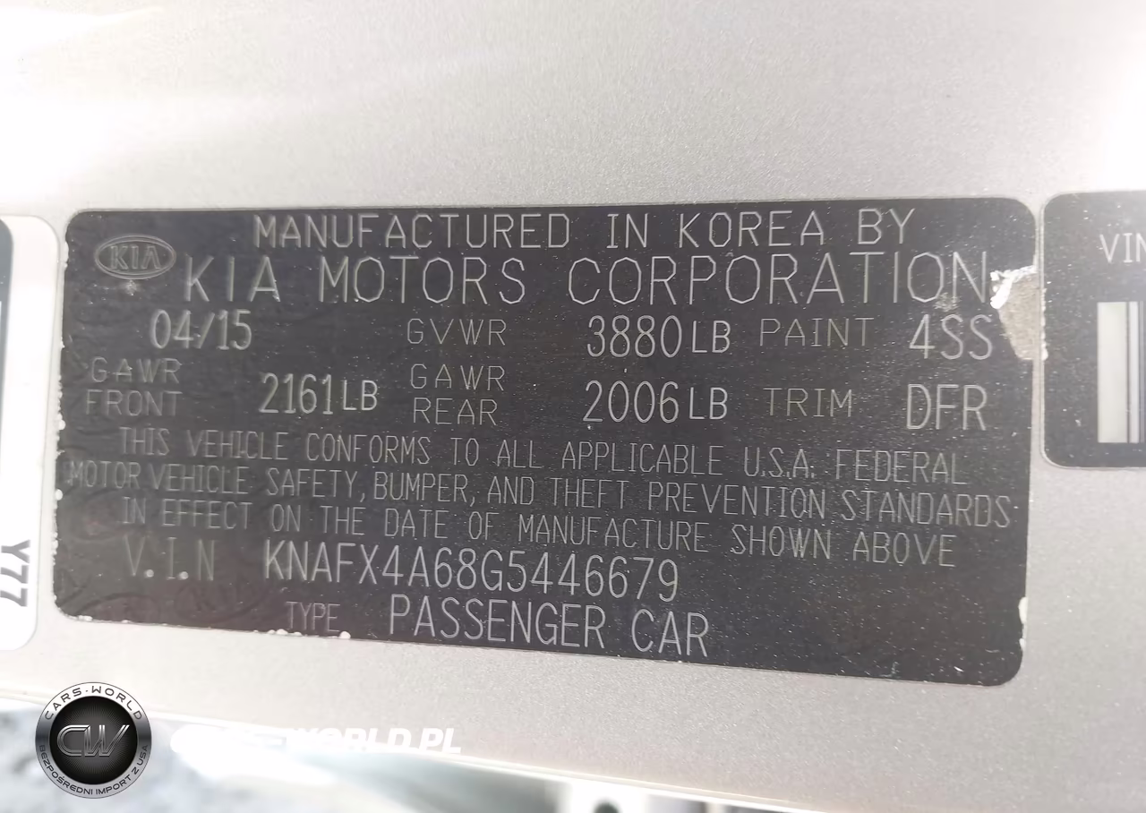 2016 Kia Forte Lx VIN:KNAFX4A68G5446679 - 9