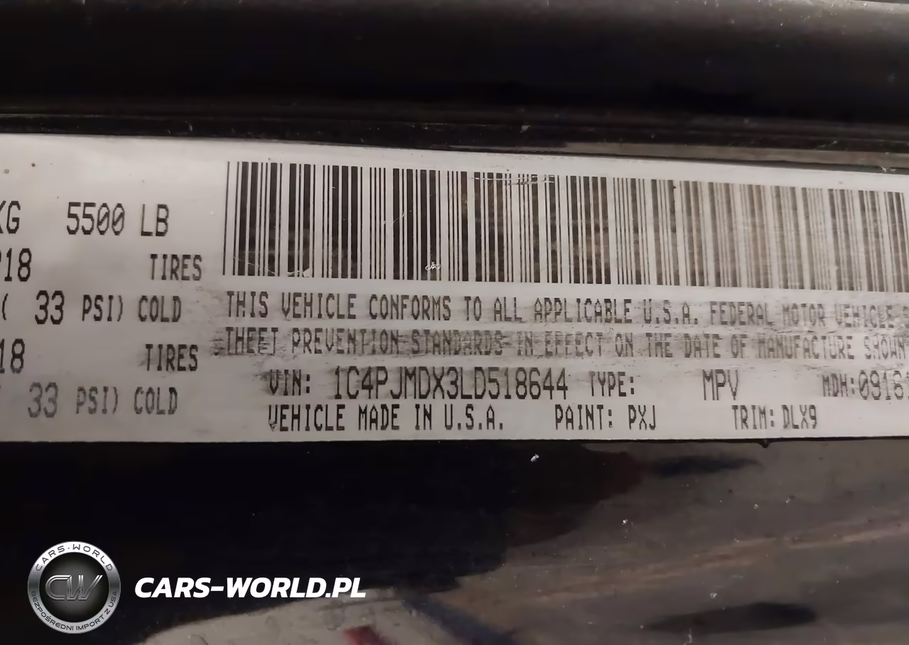 2020 Jeep Cherokee Limited 4X4 VIN:1C4PJMDX3LD518644 - 9