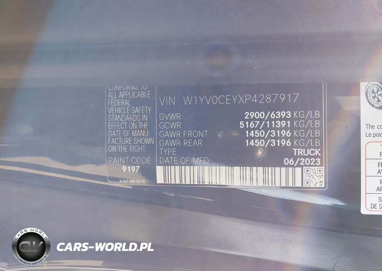 2023 Mercedes-Benz Metris VIN:W1YV0CEYXP4287917 - 9