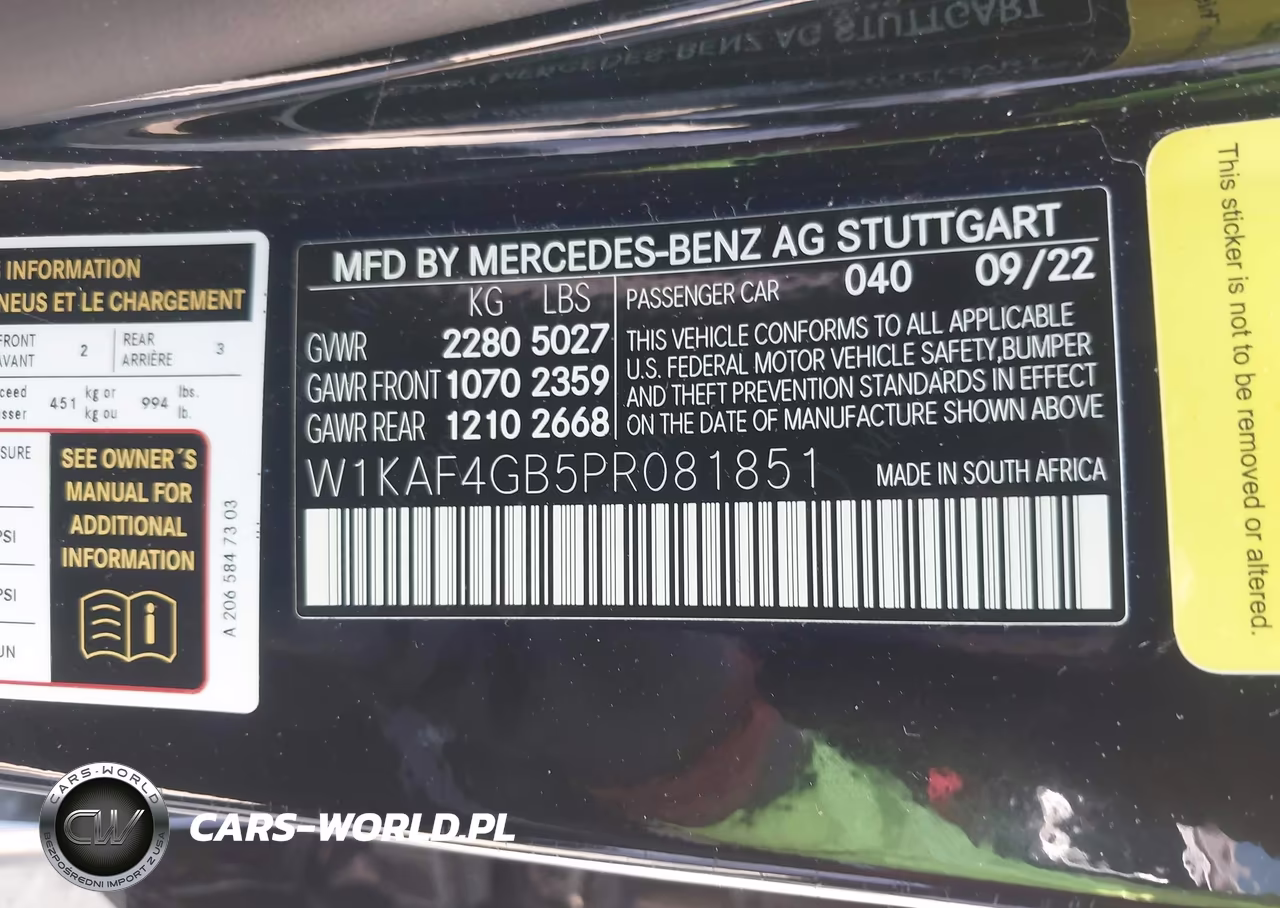 2023 Mercedes-Benz C 300 Sedan VIN:W1KAF4GB5PR081851 - 9