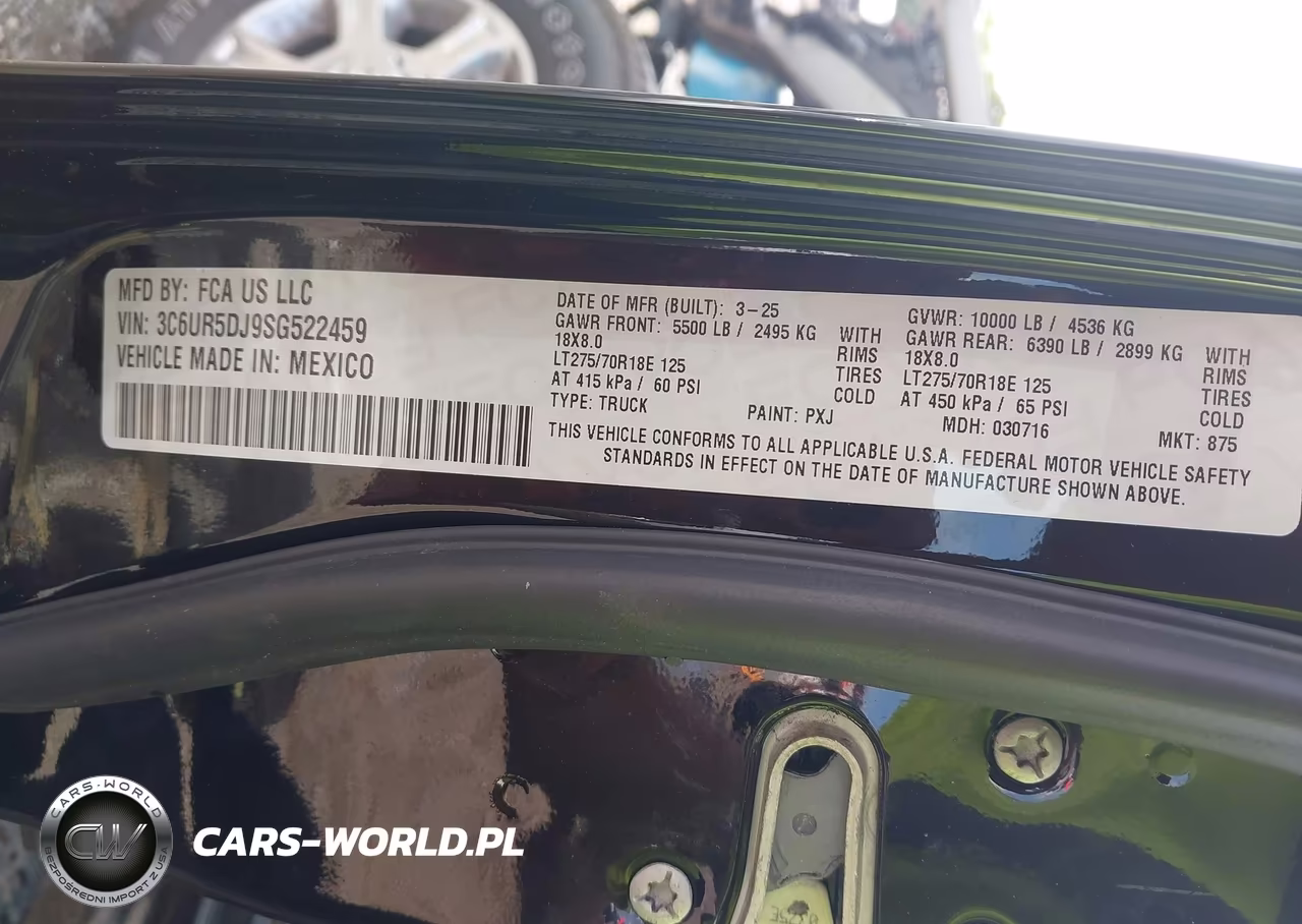 2025 Ram 2500 Lone Star 4X4 6'4 Box VIN:3C6UR5DJ9SG522459 - 9