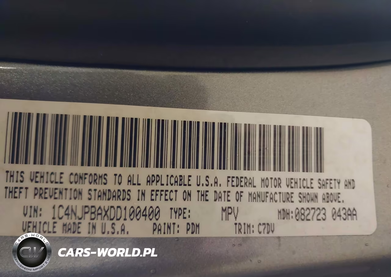 2013 Jeep Patriot Sport VIN:1C4NJPBAXDD100400 - 9