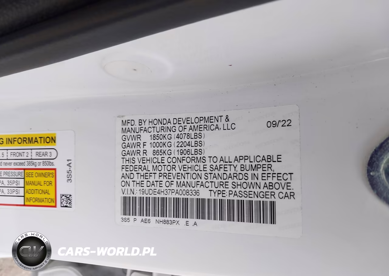 2023 Acura Integra A-Spec VIN:19UDE4H37PA008336 - 9