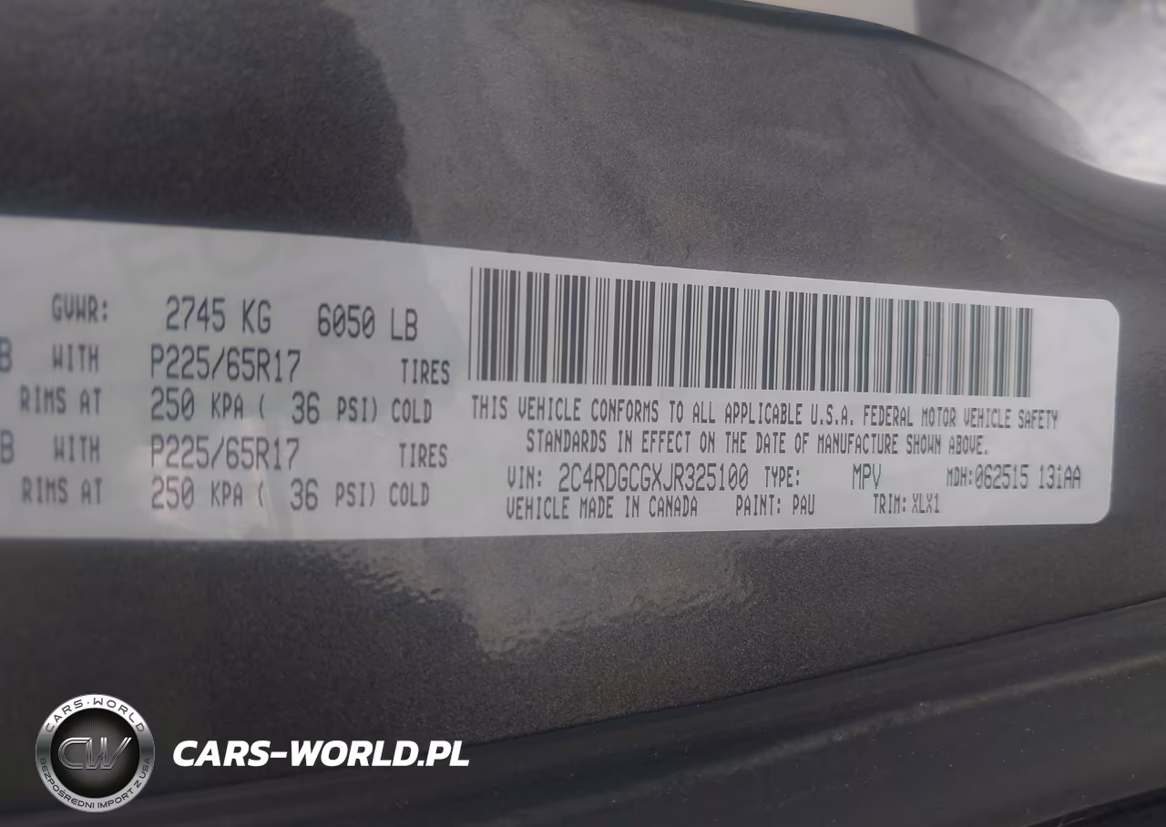 2018 Dodge Grand Caravan Sxt VIN:2C4RDGCGXJR325100 - 9