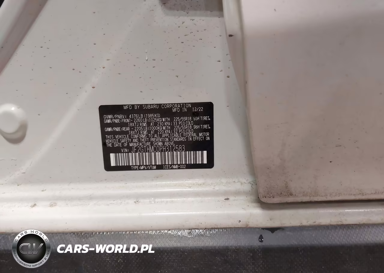 2023 Subaru Crosstrek Limited VIN:JF2GTHMC0PH312583 - 9
