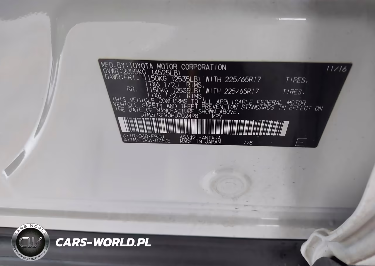 2017 Toyota Rav4 Le VIN:JTMZFREV0HJ702498 - 9