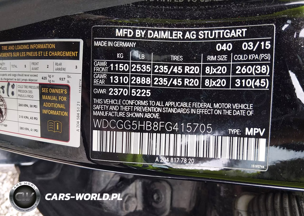 2015 Mercedes-Benz Glk 350 VIN:WDCGG5HB8FG415705 - 9