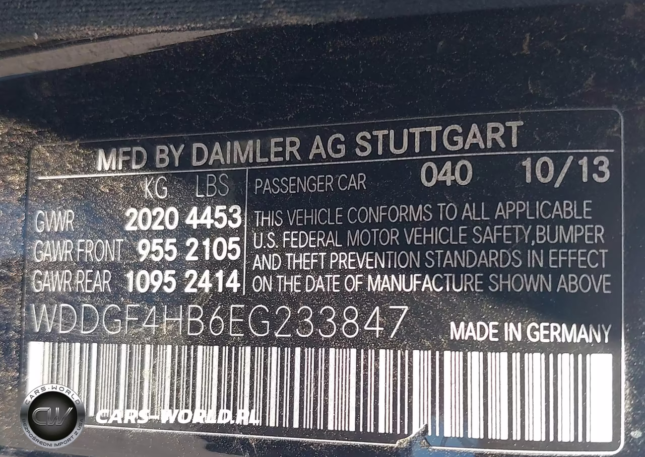 2014 Mercedes-Benz C 250 Sport VIN:WDDGF4HB6EG233847 - 9