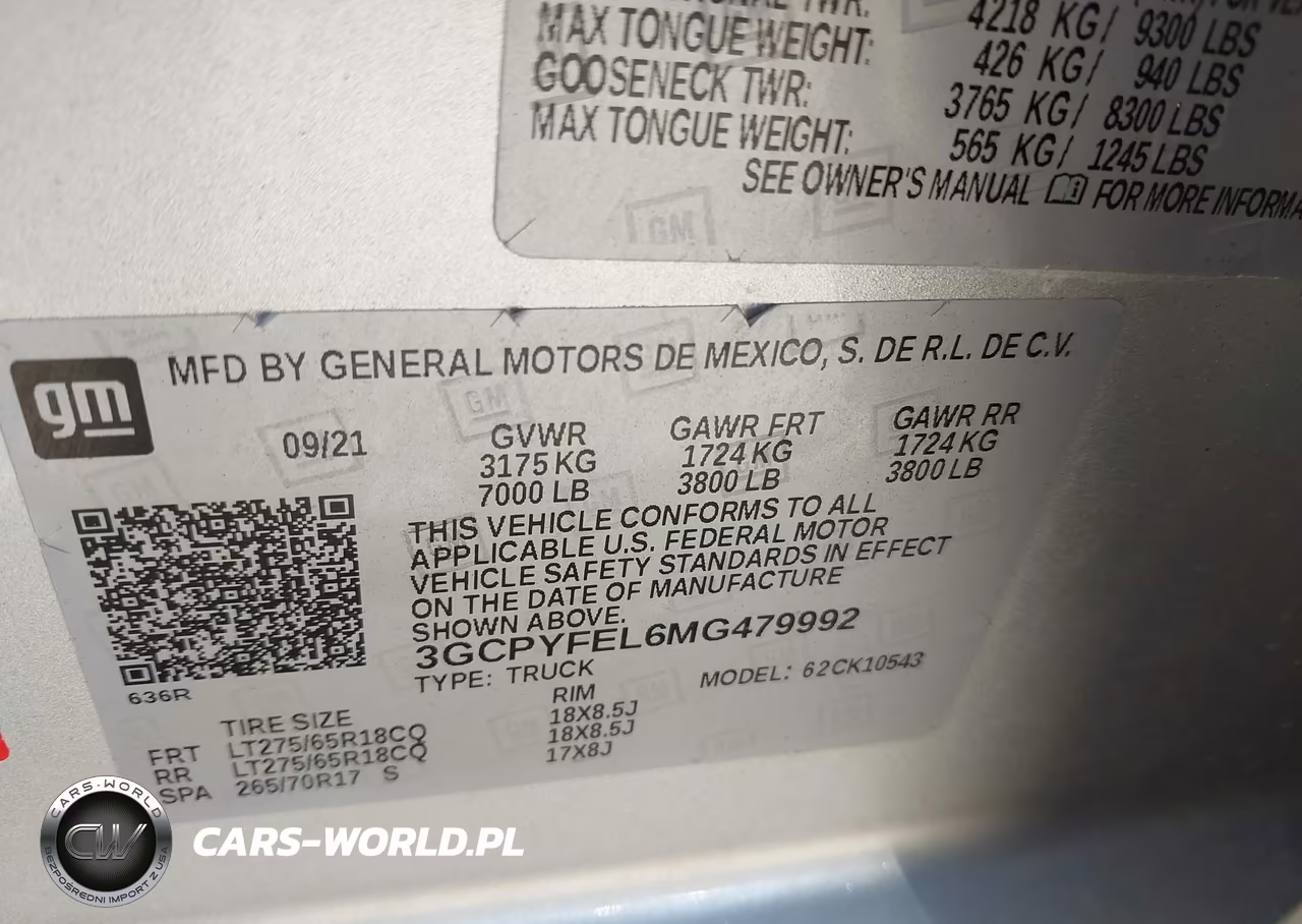 2021 Chevrolet Silverado 1500 4Wd Short Bed Lt Trail Boss VIN:3GCPYFEL6MG479992 - 9