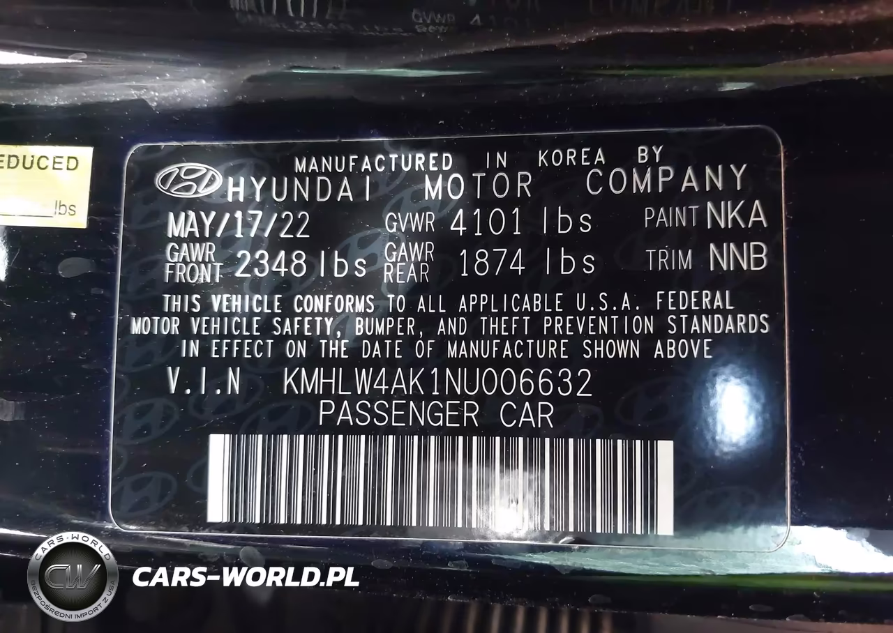 2022 Hyundai Elantra N VIN:KMHLW4AK1NU006632 - 9
