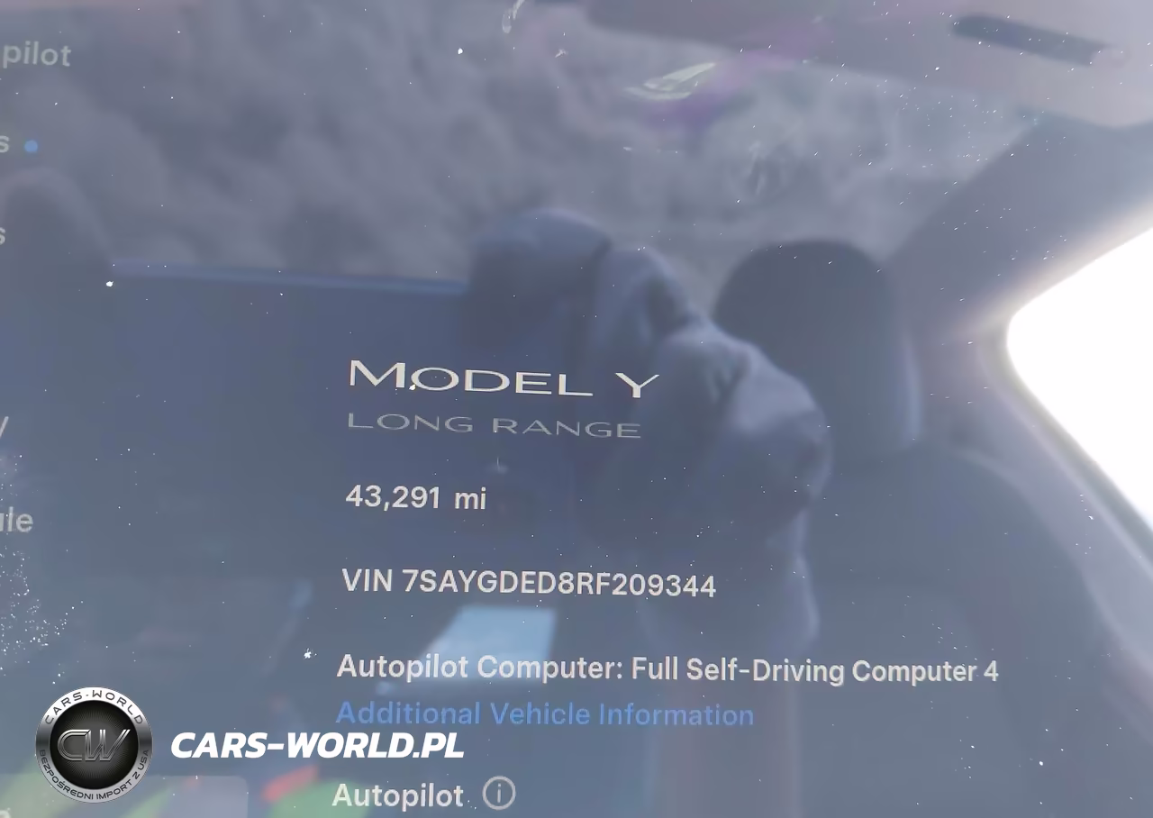 2024 Tesla Model Y Long Range Single Motor Rear-Wheel Drive-Rwd VIN:7SAYGDED8RF209344 - 7
