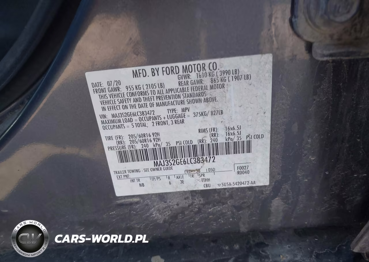 2020 Ford Ecosport Se VIN:MAJ3S2GE6LC383472 - 9