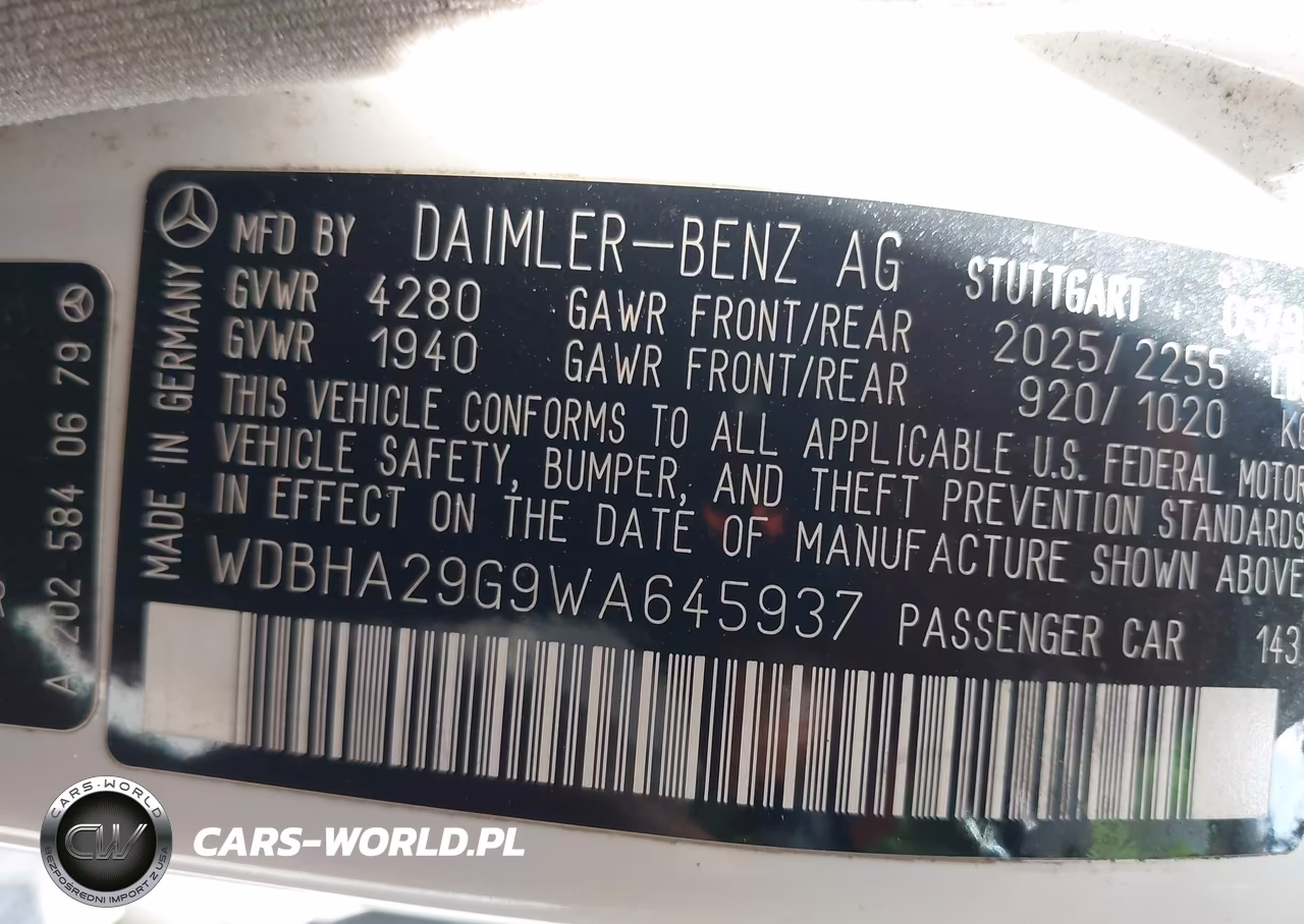 1998 Mercedes-Benz C 280 VIN:WDBHA29G9WA645937 - 9