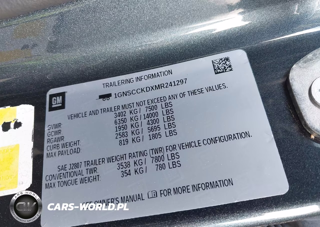 2021 Chevrolet Suburban 2Wd Lt VIN:1GNSCCKDXMR241297 - 9