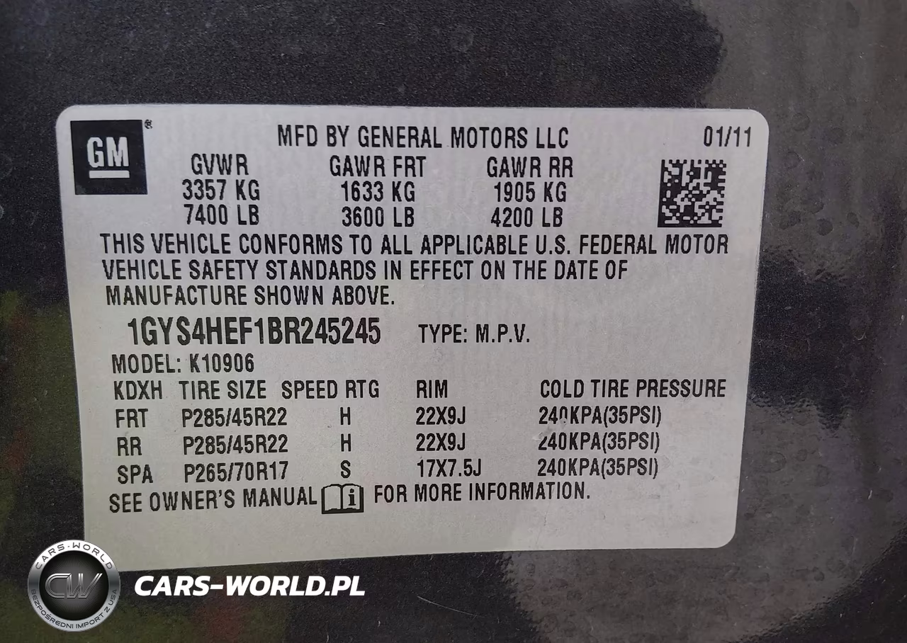 2011 Cadillac Escalade Esv Luxury VIN:1GYS4HEF1BR245245 - 9