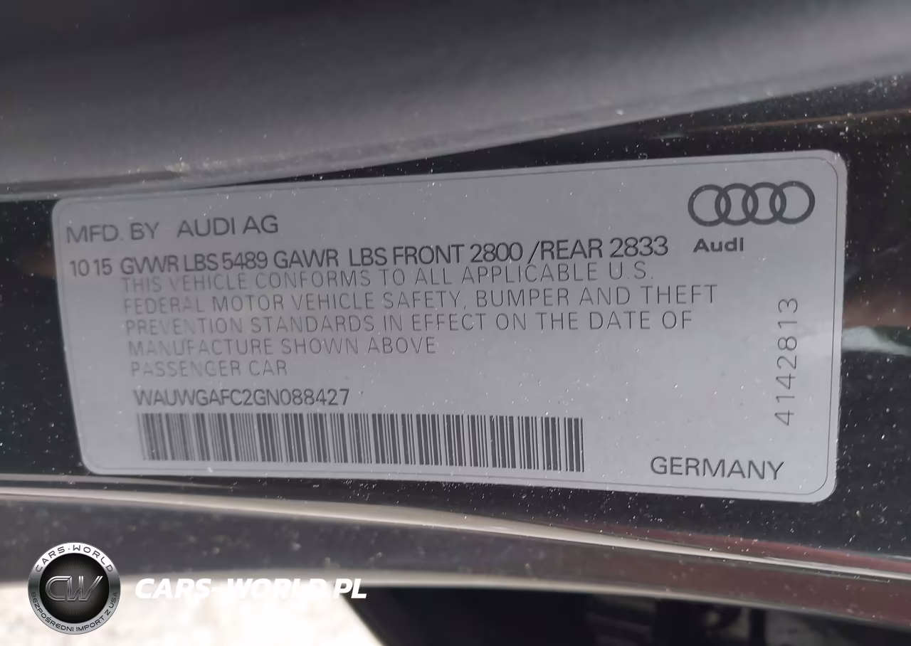 2016 Audi A7 3.0T Premium Plus VIN:WAUWGAFC2GN088427 - 9