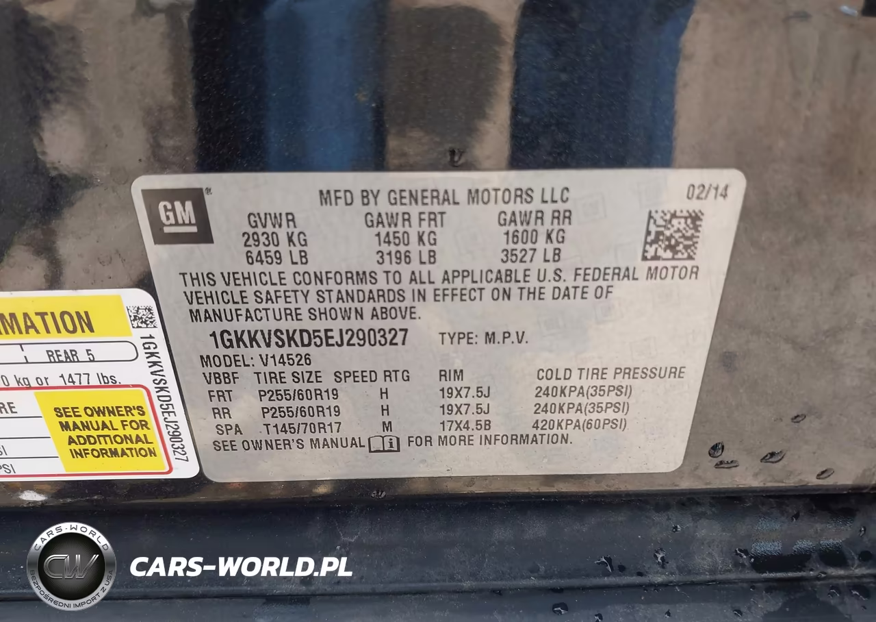 2014 GMC Acadia Slt-2 VIN:1GKKVSKD5EJ290327 - 9