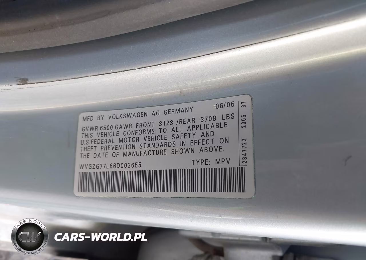 2006 Volkswagen Touareg V6 VIN:WVGZG77L66D003655 - 9