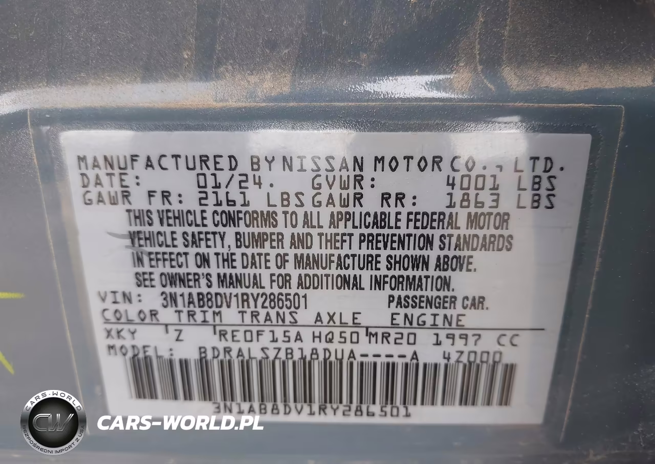 2024 Nissan Sentra Sr Xtronic Cvt VIN:3N1AB8DV1RY286501 - 9