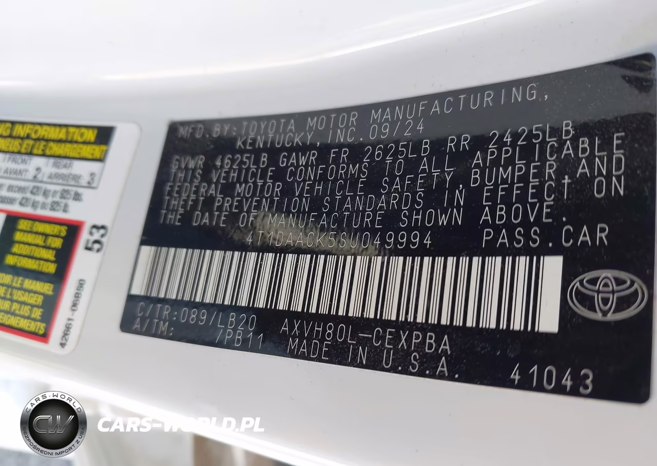 2025 Toyota Camry Xse VIN:4T1DAACK5SU049994 - 9