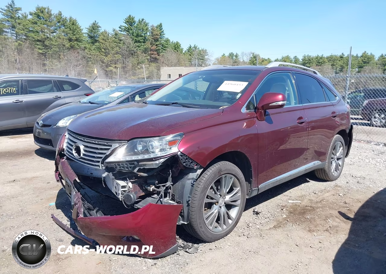 2013 Lexus Rx 450H VIN:JTJBC1BA3D2052614 - 2
