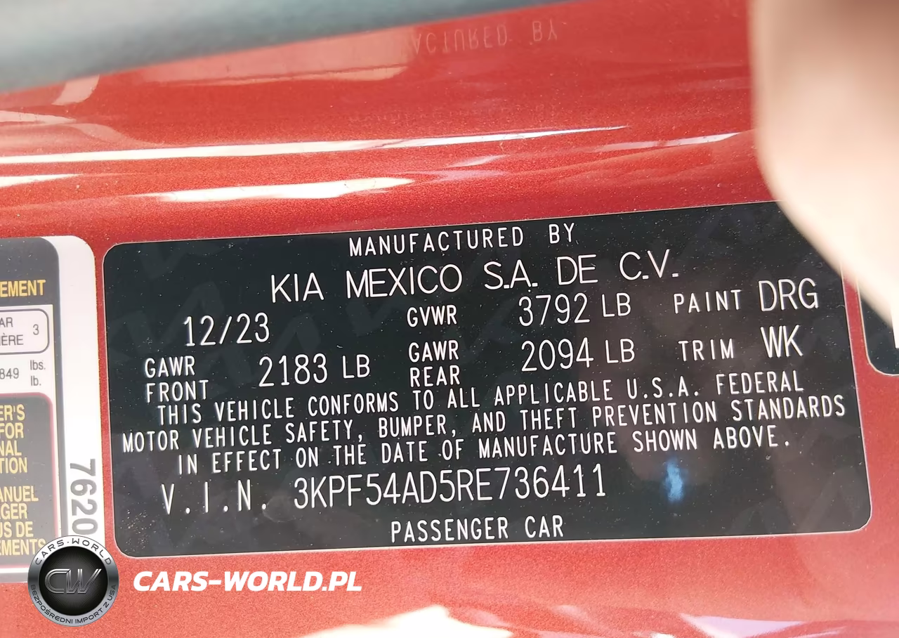 2024 Kia Forte Gt-Line VIN:3KPF54AD5RE736411 - 9