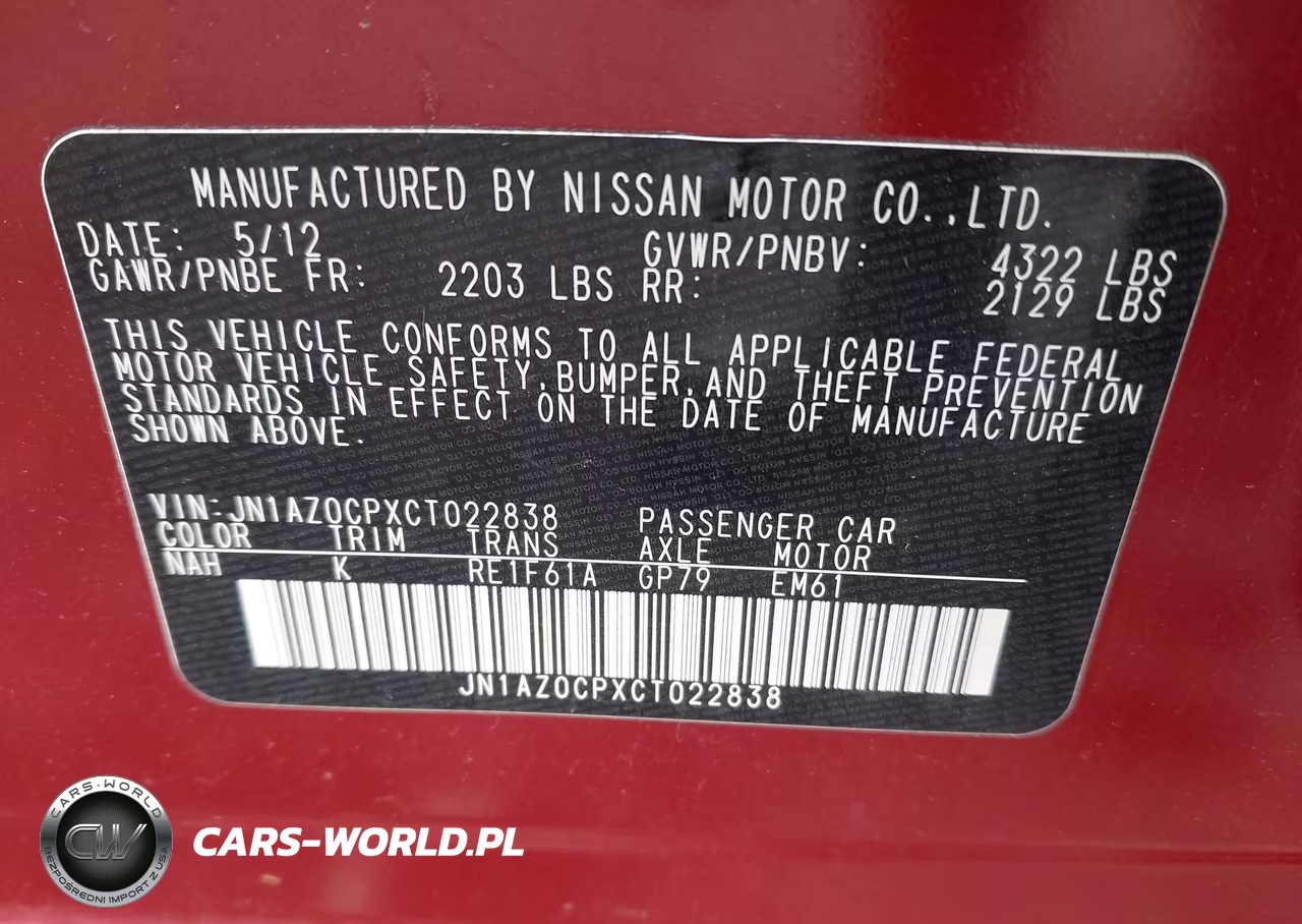 2012 Nissan Leaf Sl VIN:JN1AZ0CPXCT022838 - 9