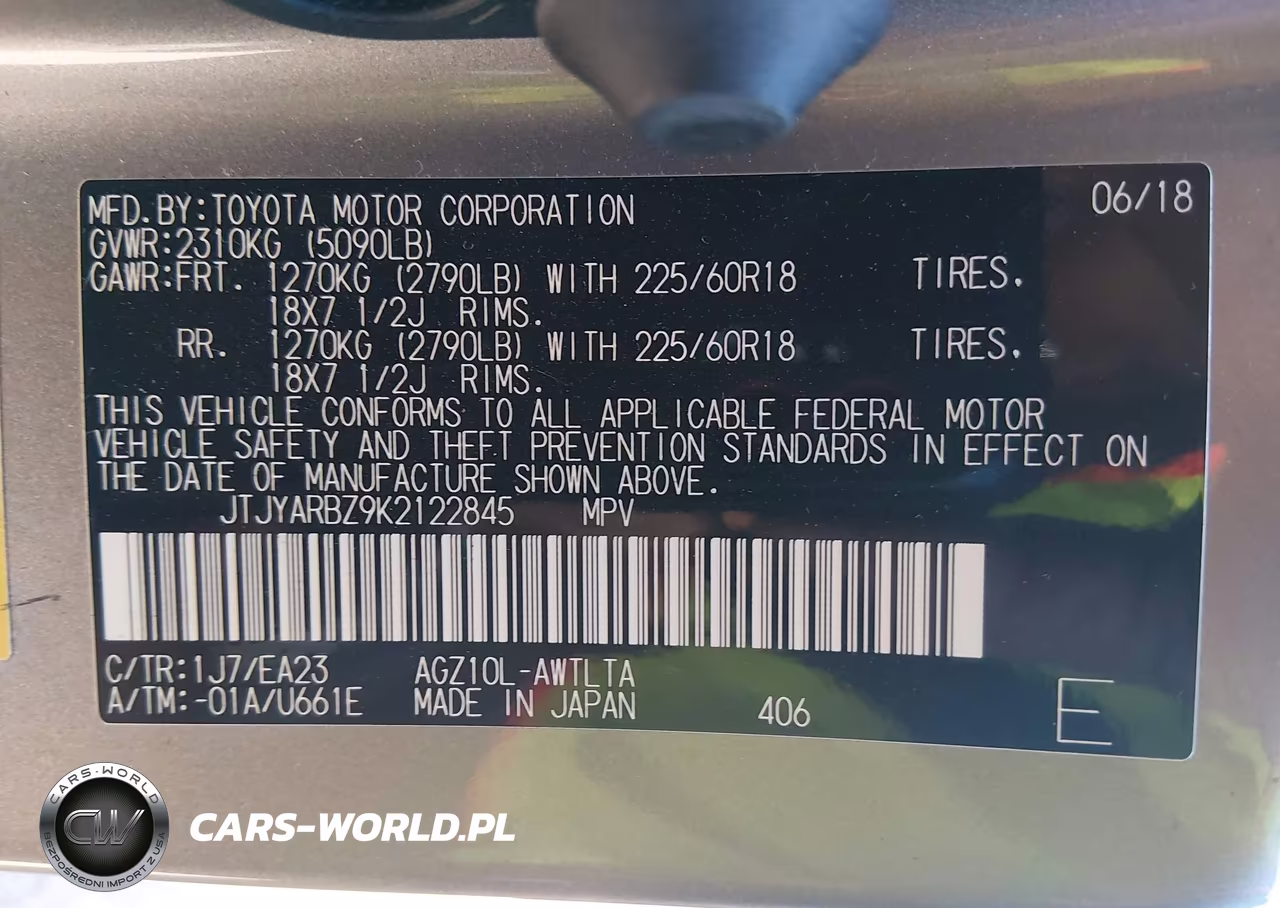 2019 Lexus Nx 300 F Sport VIN:JTJYARBZ9K2122845 - 9