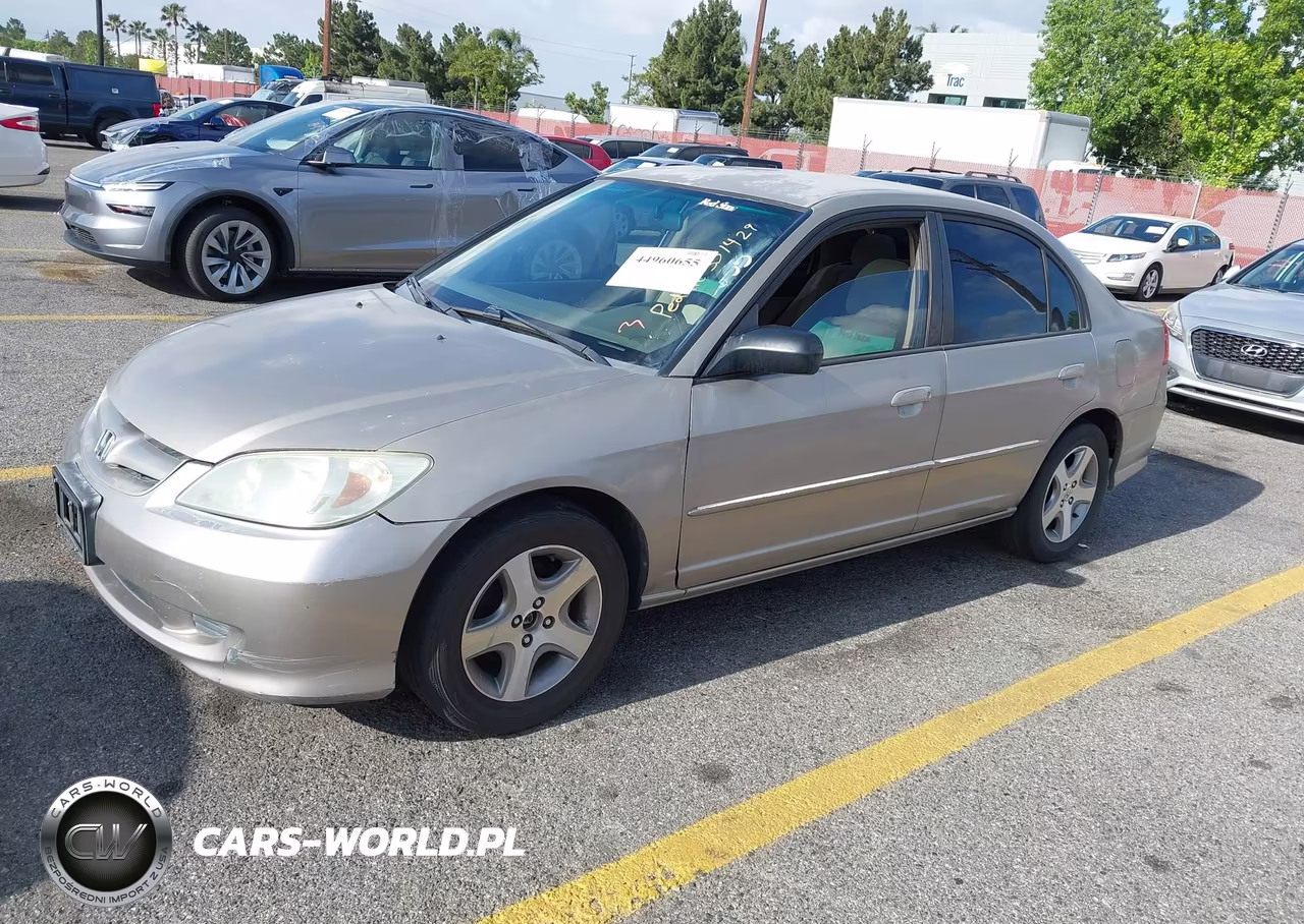 2004 Honda Civic Lx VIN:2HGES16544H551429 - 2