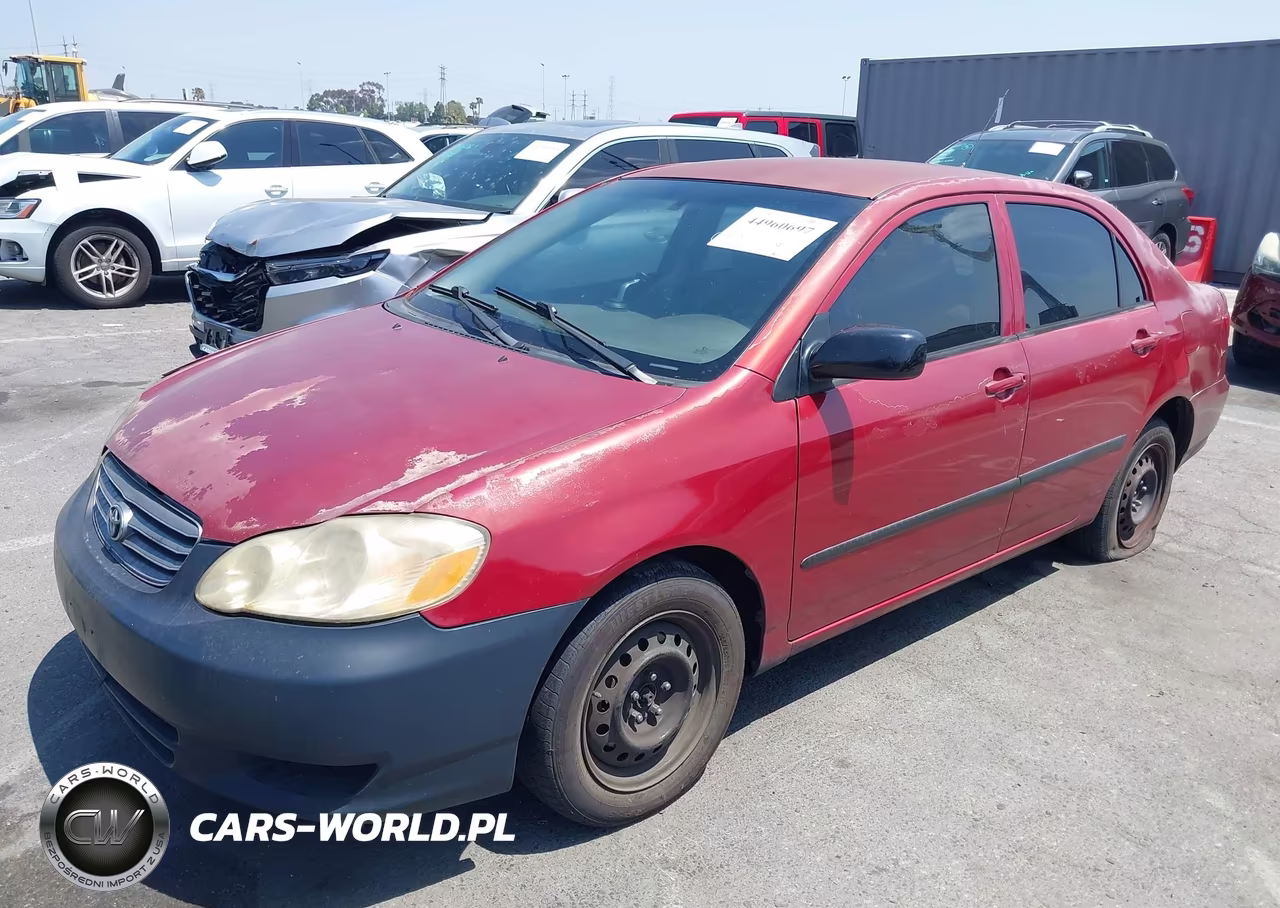 2003 Toyota Corolla Ce VIN:1NXBR32E53Z182585 - 2