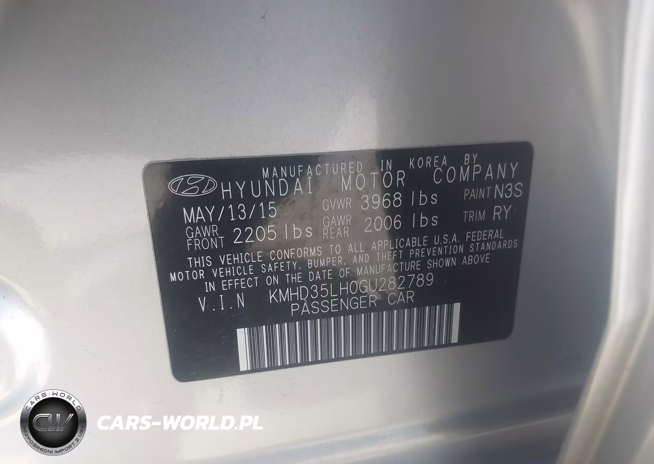 2016 Hyundai Elantra Gt VIN:KMHD35LH0GU282789 - 9