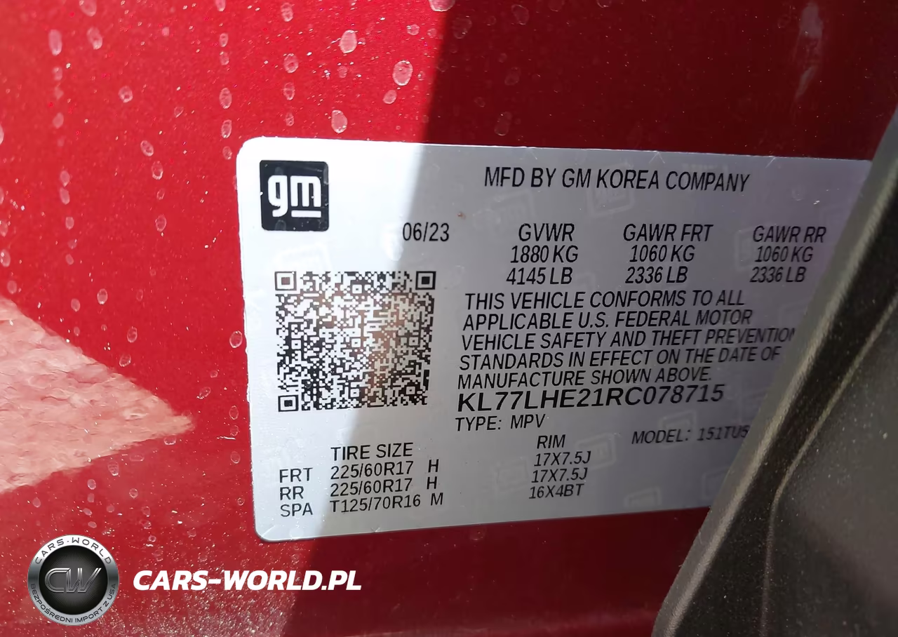 2024 Chevrolet Trax Fwd Lt VIN:KL77LHE21RC078715 - 9