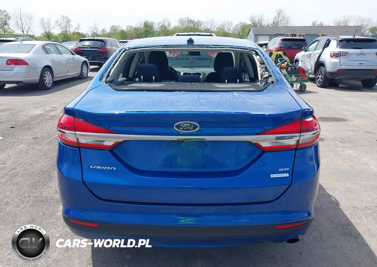 2017 Ford Fusion Se VIN:3FA6P0HDXHR411694 - 16