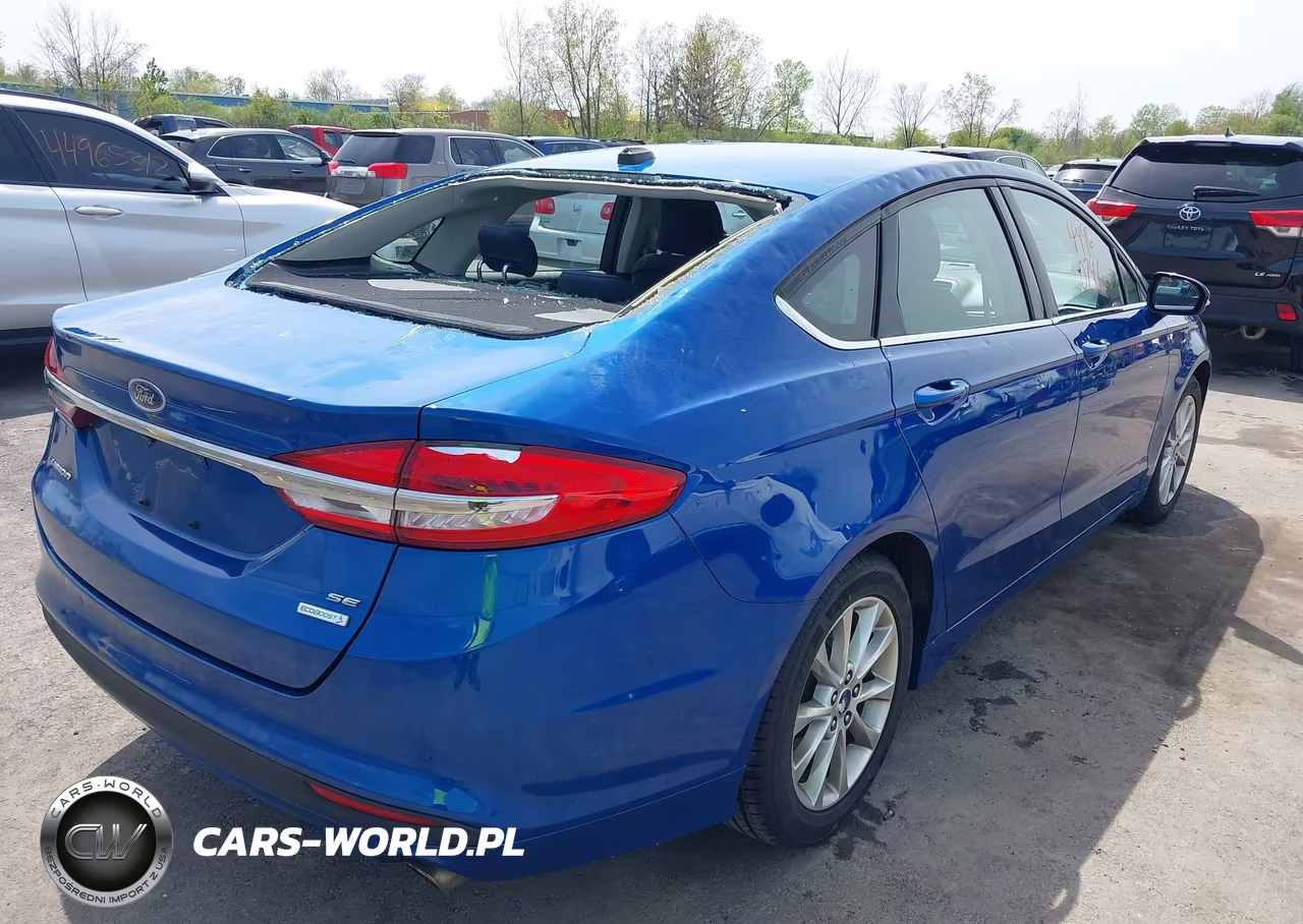 2017 Ford Fusion Se VIN:3FA6P0HDXHR411694 - 4