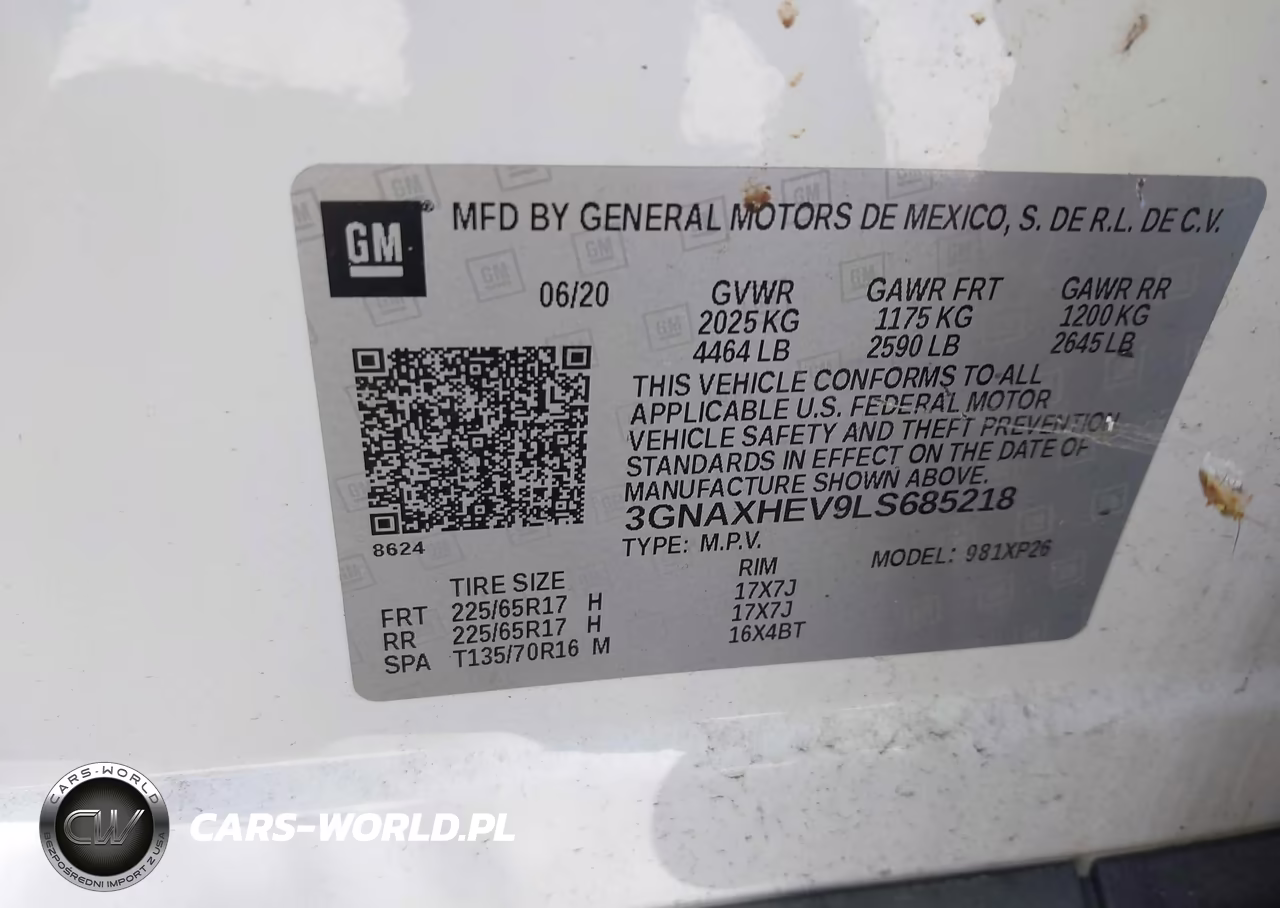 2020 Chevrolet Equinox Fwd Ls VIN:3GNAXHEV9LS685218 - 9