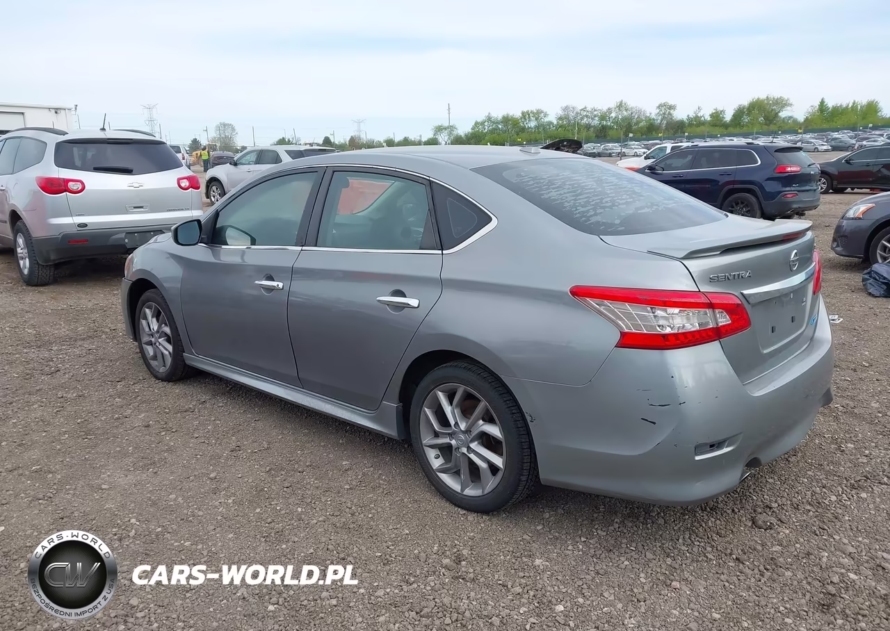 2014 Nissan Sentra Sr VIN:3N1AB7AP4EL614744 - 3