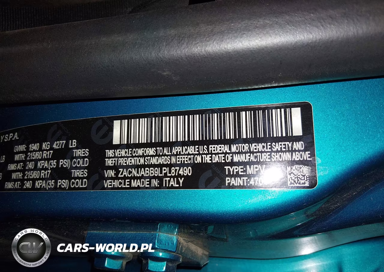 2020 Jeep Renegade Altitude Fwd VIN:ZACNJABB9LPL87490 - 9