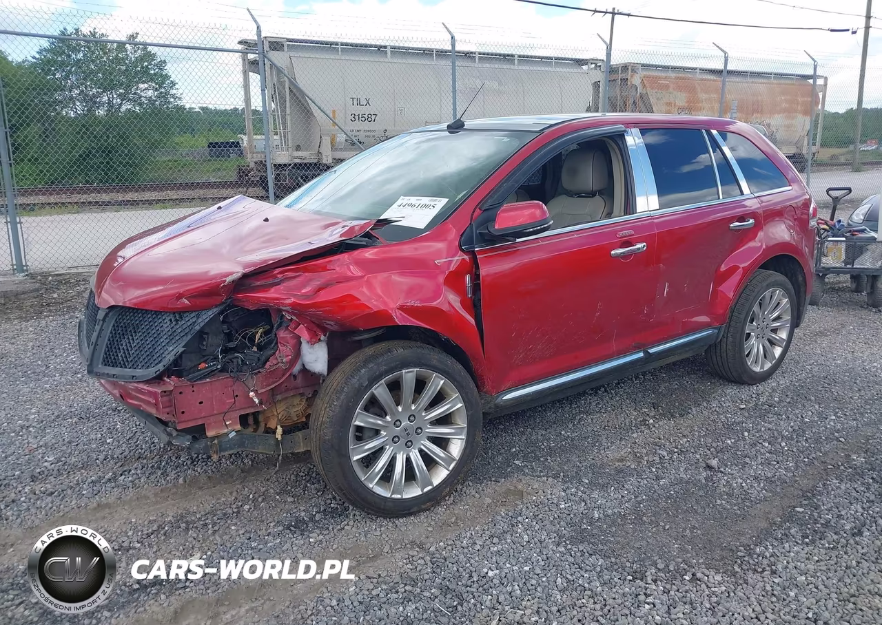2012 Lincoln Mkx VIN:2LMDJ6JK1CBL10615 - 2