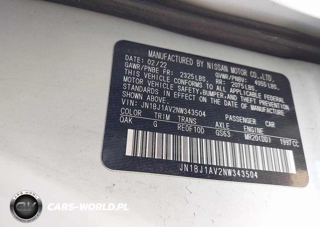 2022 Nissan Rogue Sport S Fwd Xtronic Cvt VIN:JN1BJ1AV2NW343504 - 9